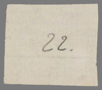 L 01260
<br/>
Label met opschrift
<br/>
<em>Escher von der Linth, Johannes Conrad (1767-1823)</em>